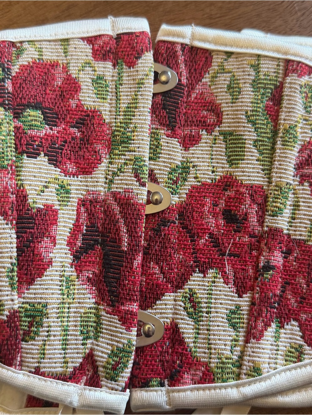 NWT Scarlet Darkness Floral Corset-Style Belt - Picture 2 of 3